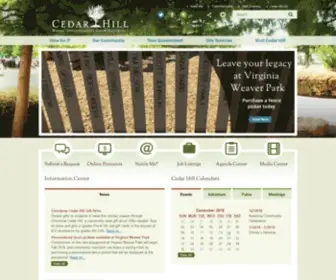 Cedarhilltx.com(Cedar Hill) Screenshot