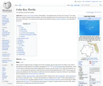 Cedarkey.net(Cedar key florida) Screenshot