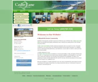 Cedarlanecare.com(Cedar Lane Care Home) Screenshot