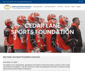 Cedarlanesports.org(CEDAR LANE SPORTS FOUNDATION) Screenshot