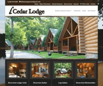 Cedarlodgedells.com(Cedar Lodge and Settlement) Screenshot