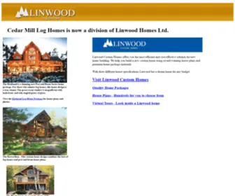 Cedarmillloghomes.com(Cedar Mill Log Homes) Screenshot