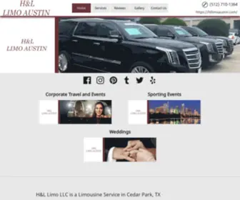 Cedarparklimorentals.com(H&L Limo LLC is a Limousine Service in Cedar Park) Screenshot