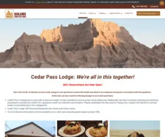 Cedarpasslodge.com(Cedar Pass Lodge) Screenshot