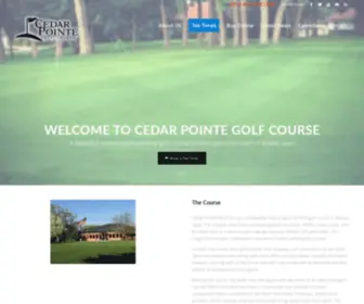 Cedarpointegolfcourse.com(Cedar Pointe Golf Course) Screenshot