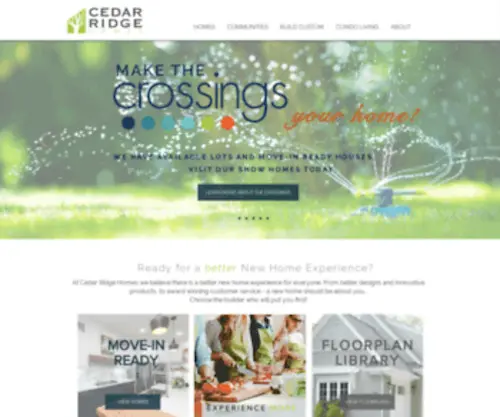 Cedarridgehomes.ca(Cedar Ridge Homes) Screenshot