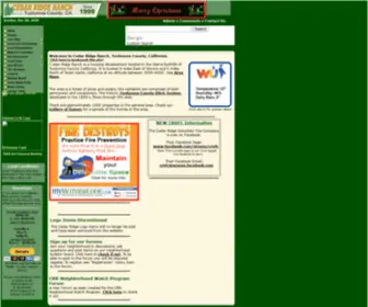 Cedarridgeranch.org(Cedar Ridge Ranch) Screenshot
