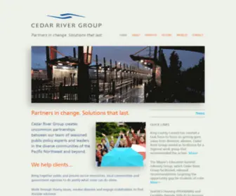 Cedarrivergroup.com(Cedar River Group) Screenshot