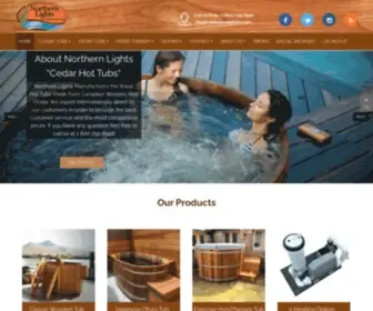 Cedartubs.com(Barrel Hot Tubs) Screenshot