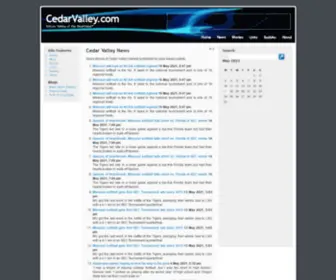 Cedarvalley.com(News) Screenshot