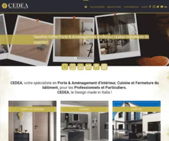 Cedea.fr(Cuisine, Porte d'intérieur, Menuiserie extérieure et Fermeture du bâtiment) Screenshot