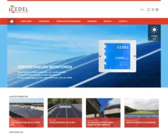 Cedel.nl(Ingenieurskantoor op het gebied van duurzame energie) Screenshot