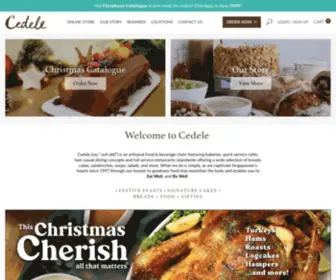 Cedele.com(Cakes Delivery in Singapore at Cedele Market) Screenshot
