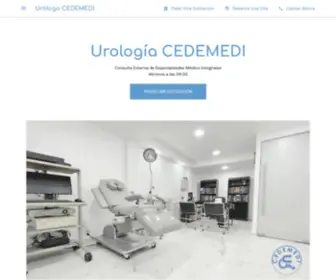 Cedemedi.com.mx(Urólogo CEDEMEDI) Screenshot