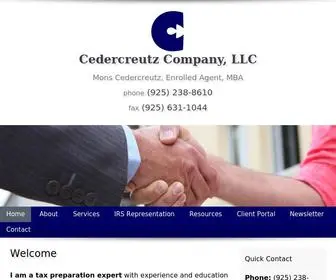 Cederco.com(Cedercreutz Company) Screenshot