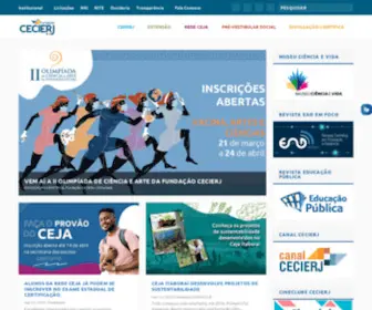 Cederj.edu.br(Fundação CECIERJ) Screenshot