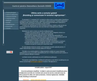 Cedes.ro(CEDES Pagina principal) Screenshot