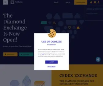 Cedex.com(Diamond Exchange) Screenshot