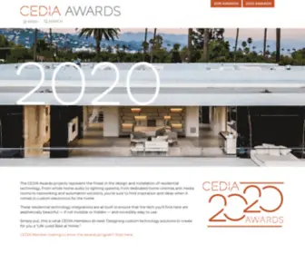 Cediaawards.org(CEDIA Awards) Screenshot