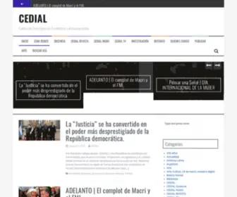 Cedial.com.ar(Centro de Investigación Académico Latinoamericano) Screenshot