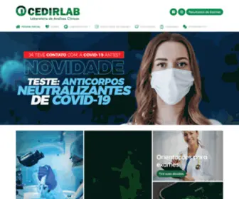 Cedirlab.com.br(Laboratório de Análises Clínicas) Screenshot