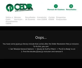 Cedirmt.com.br(Cedir) Screenshot