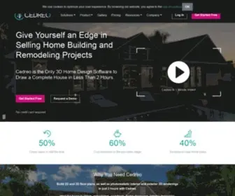 Cedreo.com(Easy 3D Home Design Software (Interior & Exterior)) Screenshot