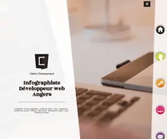 Cedric-C.com(Infographiste Développeur web à Angers) Screenshot
