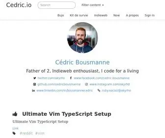 Cedric.io(Cedric) Screenshot