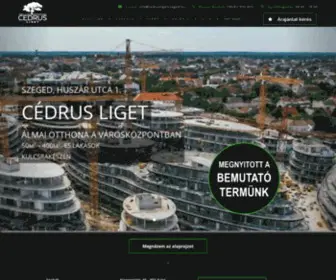 Cedrusligetszeged.hu(Cédrus Liget Szeged) Screenshot