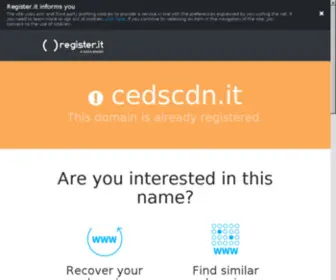 CedsCDN.it(Registrazione e gestione dei domini Internet) Screenshot