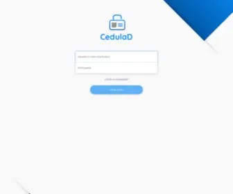 Cedulad.com(cedulad) Screenshot