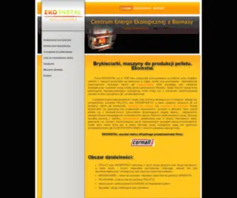 Cee-Ekoinstal.pl(Brykieciarki ślimakowe) Screenshot