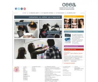 Ceea.edu(Conservatoire européen d'écriture audiovisuelle) Screenshot