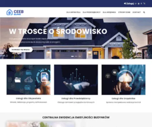 Ceeb.gov.pl(Logowanie do aplikacji ZONE) Screenshot