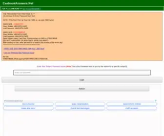 Ceebookanswers.net(Home) Screenshot