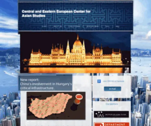 Ceecas.org(The Central and Eastern European Center for Asian Studies (CEECAS)) Screenshot