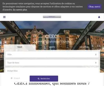 Ceeci-Immo.fr(CEECI Immobilier) Screenshot