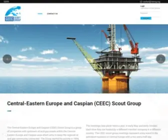 Ceecsg.org(Central-Eastern Europe & Caspian Scout Group) Screenshot