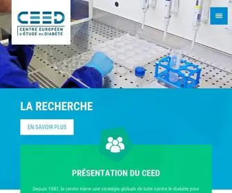 Ceed-Diabete.org(Accueil) Screenshot