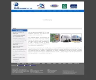 Ceedeevacuum.in(Cee Dee Vacuum Equipment Private Limited) Screenshot