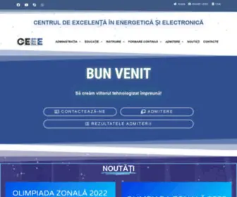 Ceee.md(Centrul de Excelență în Energetică și Electronică) Screenshot