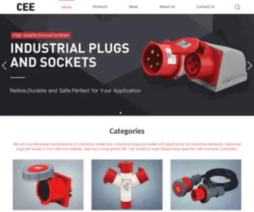 Ceeelectric.com(Zhejiang Xiyiyi Electrical Equipment Co) Screenshot