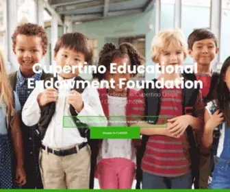 Ceefcares.org(Cupertino Educational Endowment Foundation) Screenshot