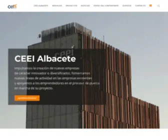 Ceeialbacete.com(CEEI Albacete) Screenshot