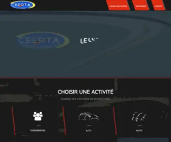 Ceerta.com(Le Ceerta vous propose différentes activités sur ces circuits à issoire) Screenshot