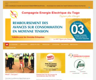 Ceet.tg(Compagnie Energie Electrique du Togo) Screenshot