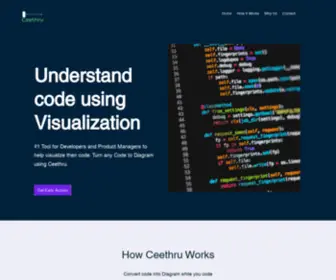 Ceethru.tech(Generate sequence diagram automatically from source code with Ceethru) Screenshot