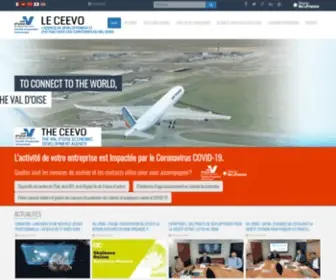 Ceevo95.fr(Le CEEVO (Comité d'Expansion Economique du Val d'Oise)) Screenshot