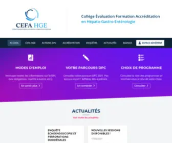 Cefa-HGE.fr(CEFA HGE) Screenshot